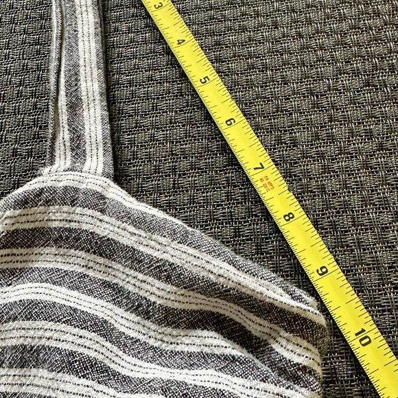 Who What Wear sundress in mattress ticking cotton print - Picture 10 of 10